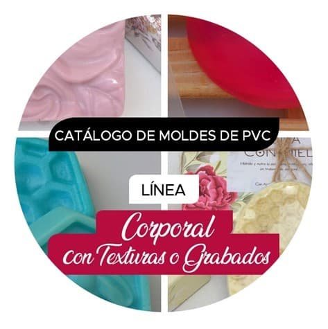 Jabonetas - Catalogos - Moldes de PVC Corporal con texturas y grabados