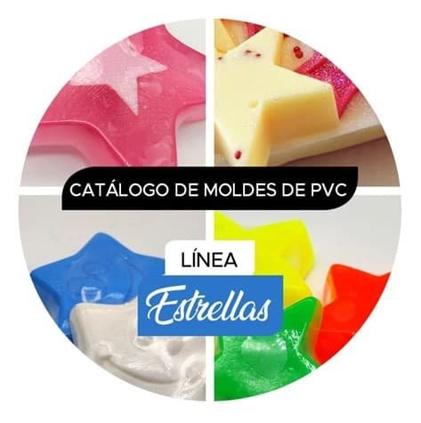 Jabonetas - Catalogos - Moldes de PVC - Estrellas