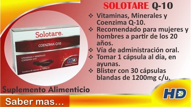 antioxidantes solotare q10 min