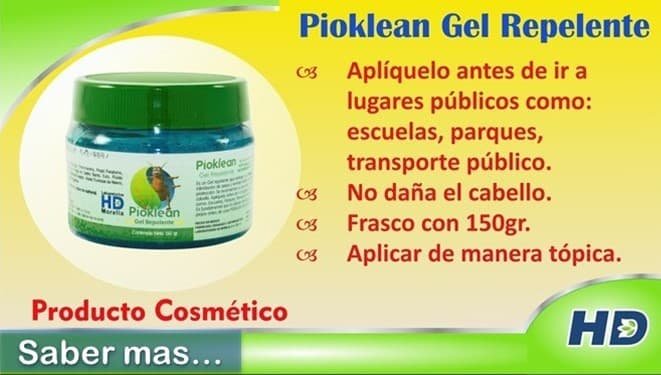 Pioklean Gel Repelente