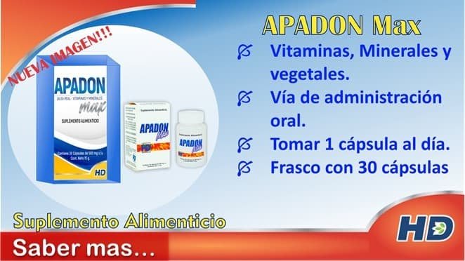 multivitaminicos apadon max min