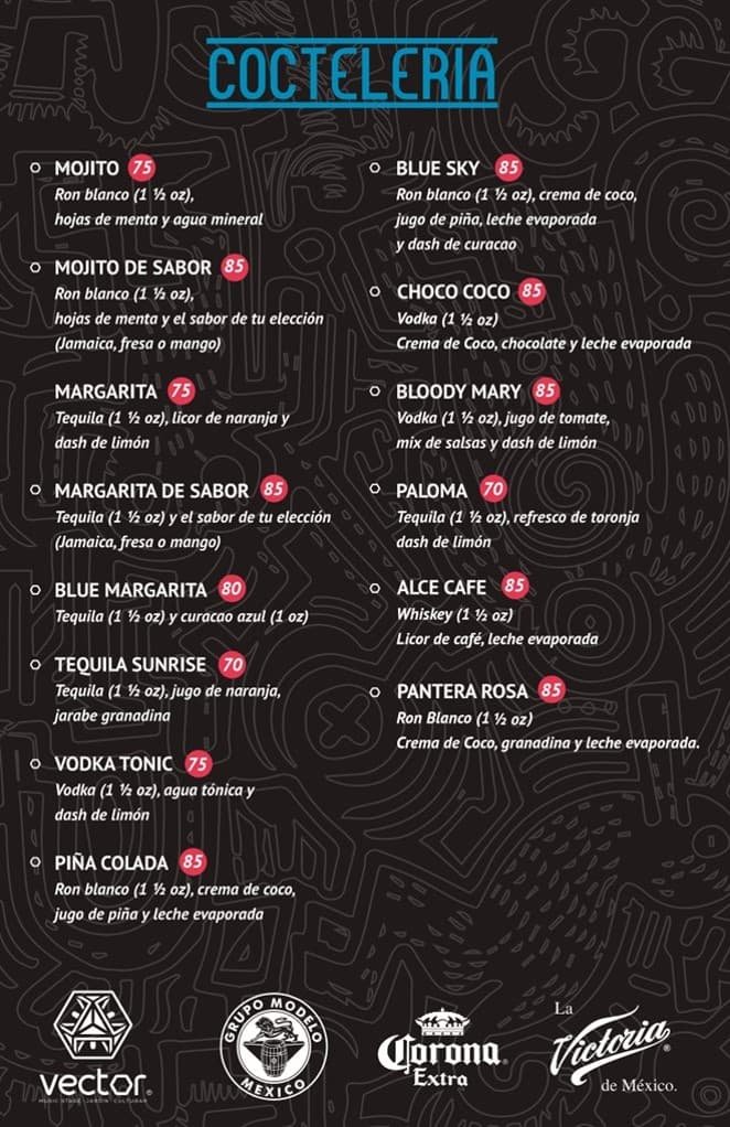 Banner - Vector CultuBar - Cocteles